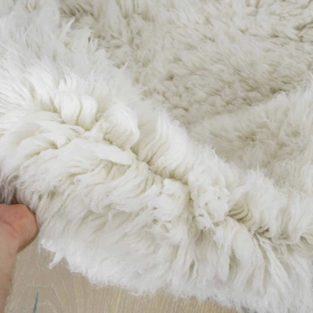 FLOKATI Pure New Zealand Wool 2000 GSM  IVORY