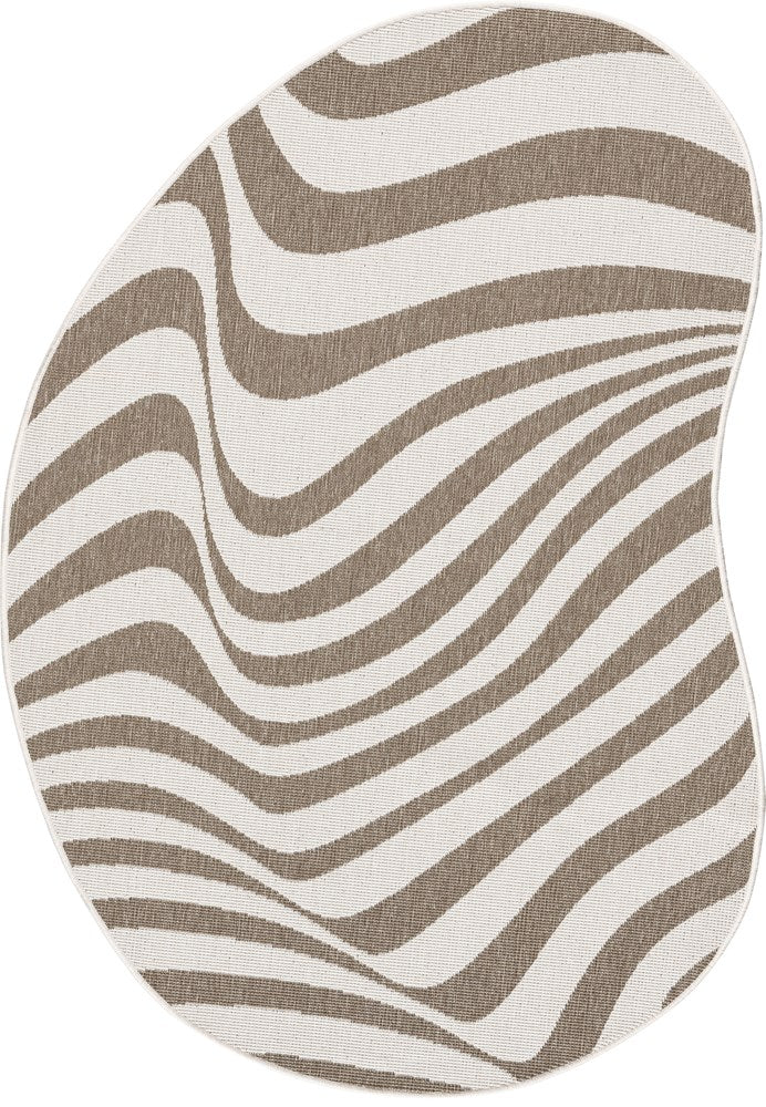 TERRAZZO JELLY BEAN  LINEN OUTDOOR INDOOR FLOOR RUG