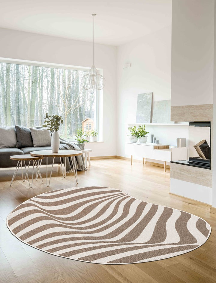 TERRAZZO JELLY BEAN  LINEN OUTDOOR INDOOR FLOOR RUG