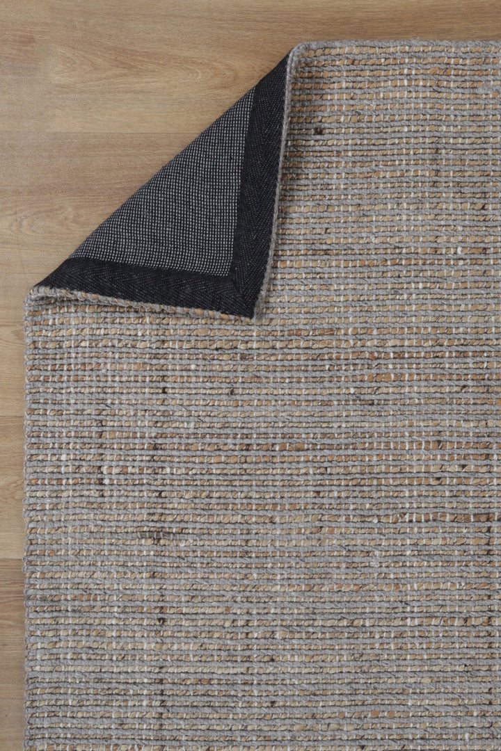 Dunne Jute & Wool Light Grey Rug