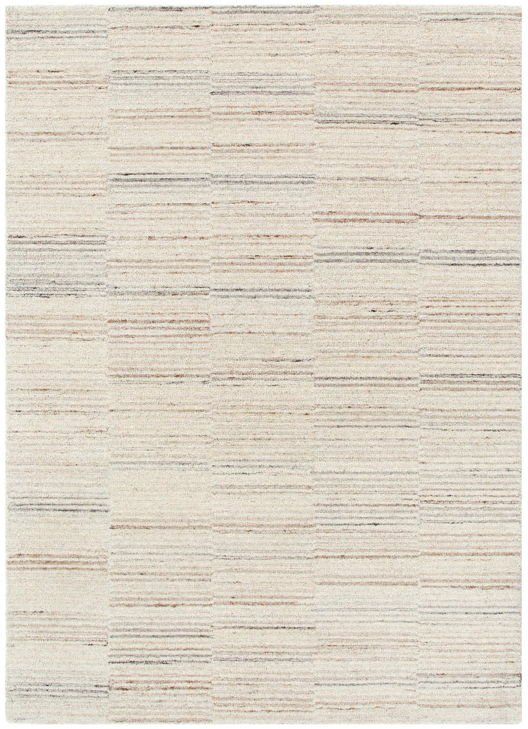 Praia Lines Natural Wool Rug