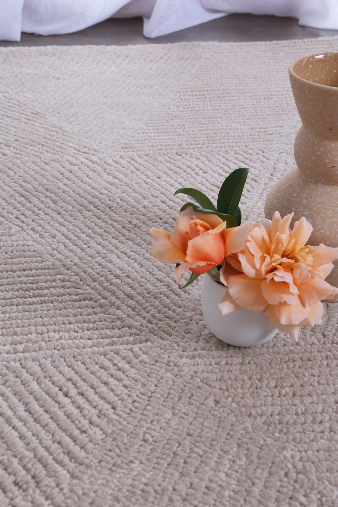 Lora Reflections Natural Hand Woven Wool Rug