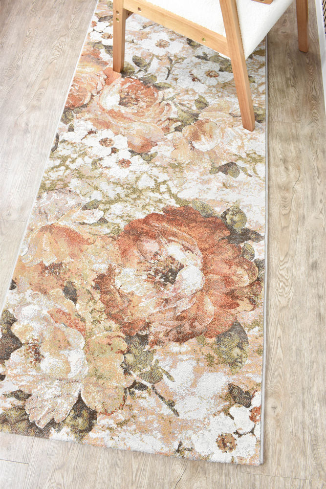 Garcia Garden Rust floor runner