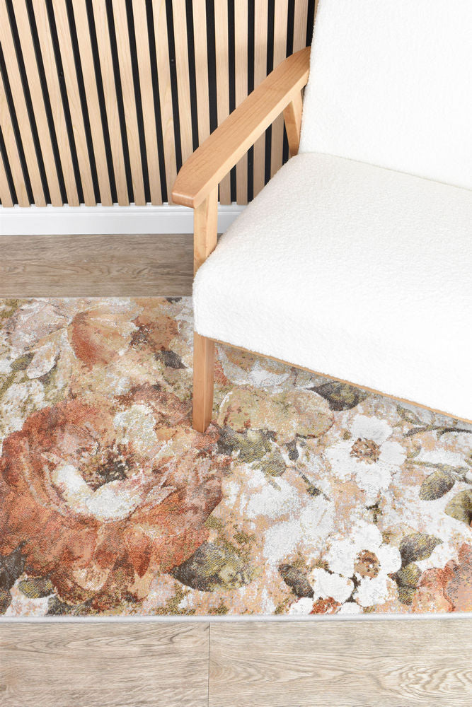 Garcia Garden Rust floor runner