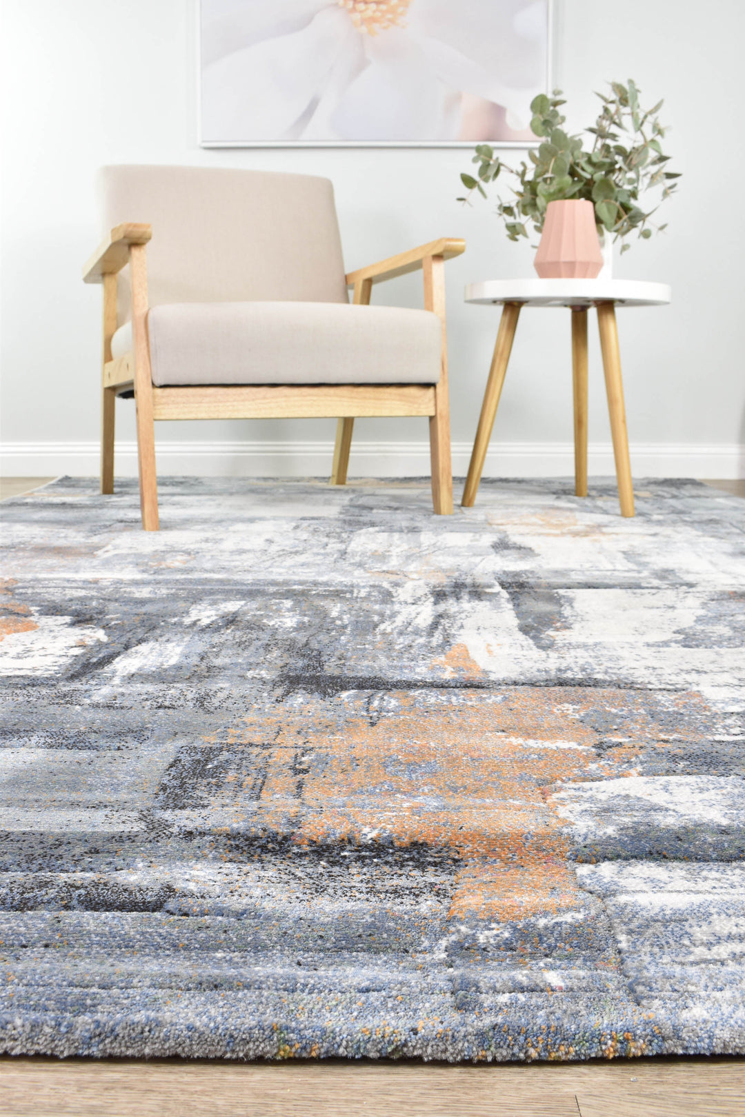 Garcia Sodalite floor rug