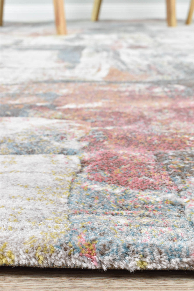 Garida Quartz multi floor rug