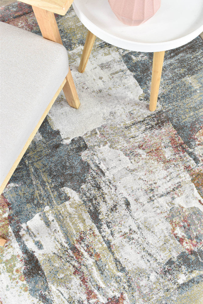 Garida Quartz multi floor rug