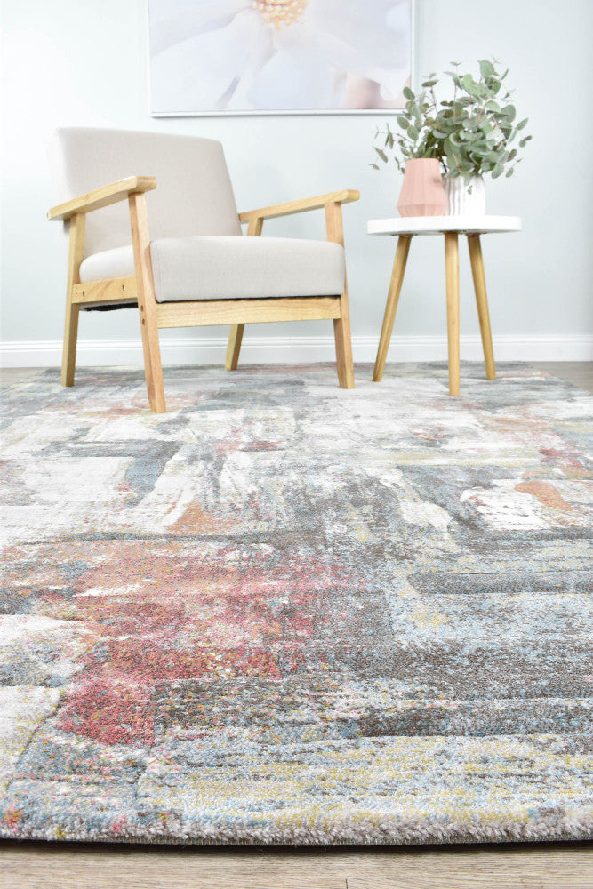 Garida Quartz multi floor rug