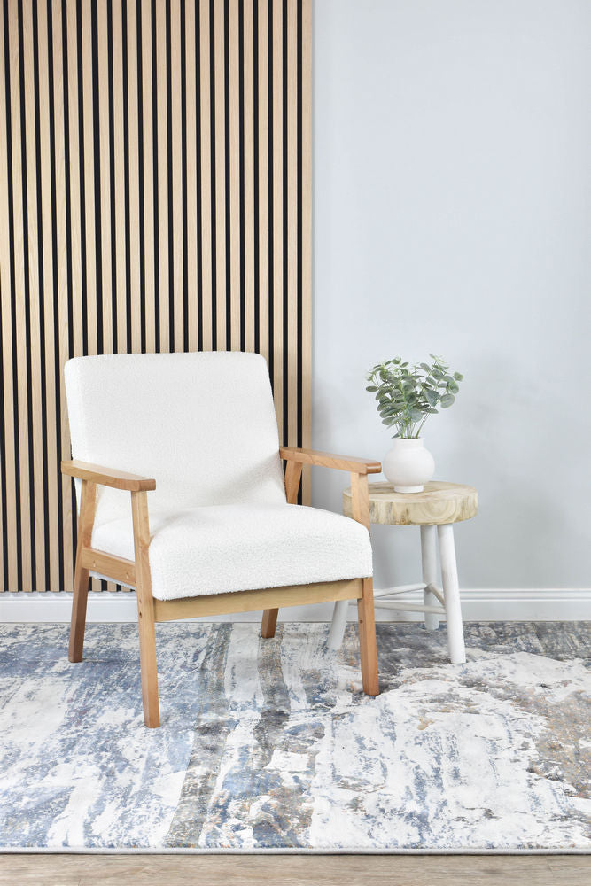 Garcia River Rock floor rug