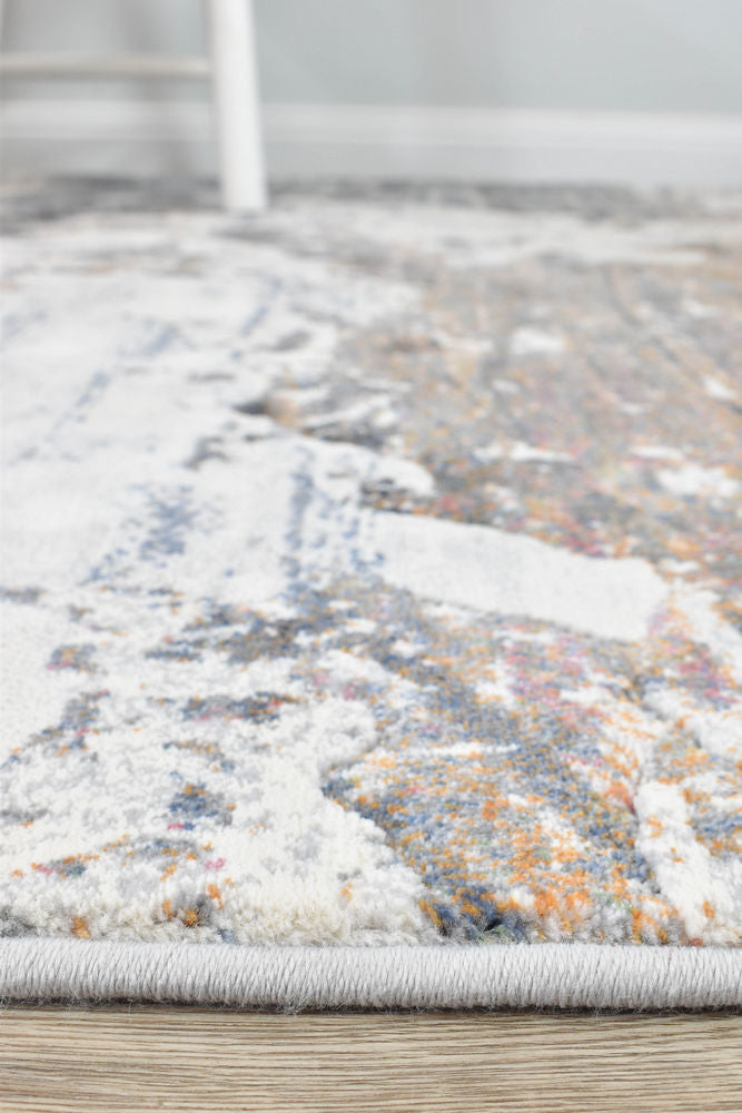 Garcia River Rock floor rug