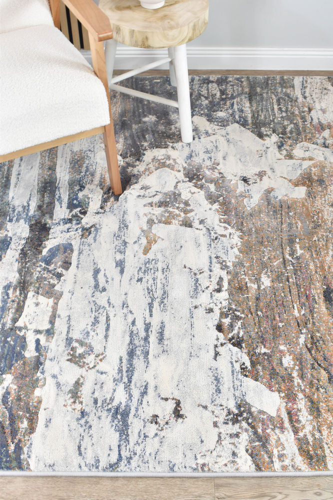 Garcia River Rock floor rug