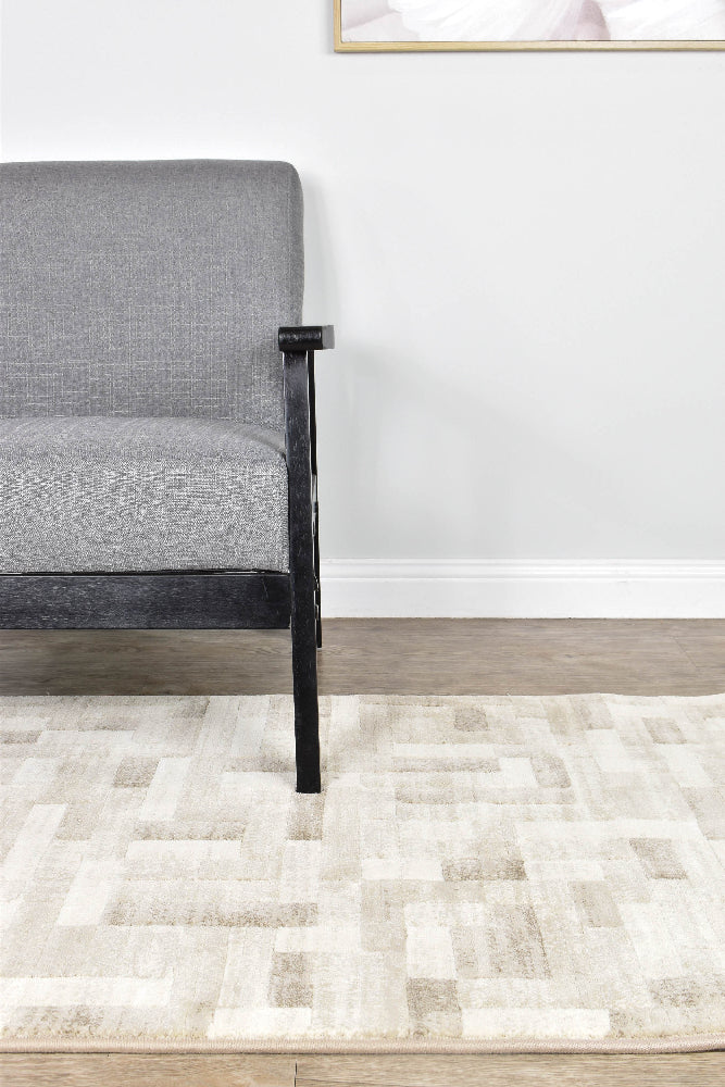 Garcia MAZE beige Floor rug