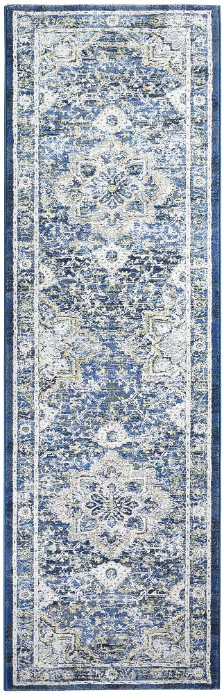 Garcia Persian Style Navy Floor Rug
