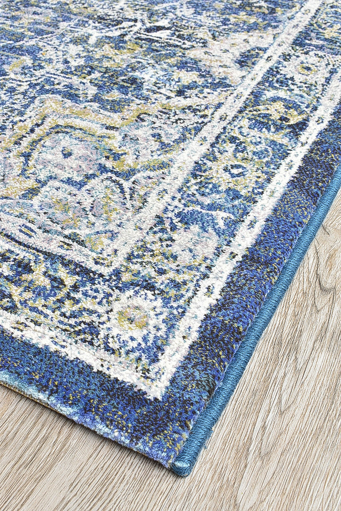 Garcia Persian Style Navy Floor Rug