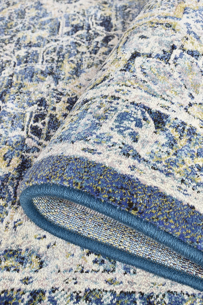 Garcia Persian Style Navy Floor Rug