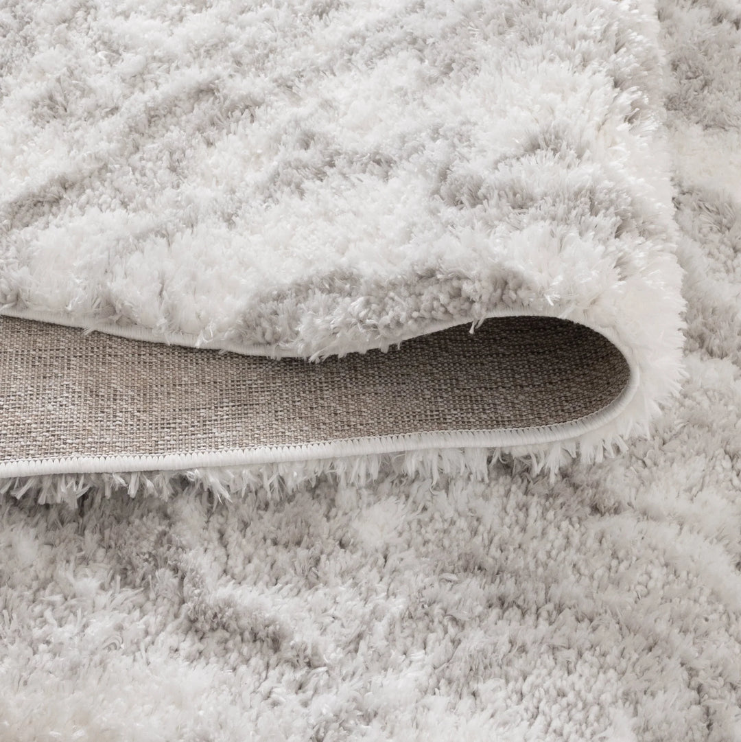 ASton Watercolour Grey Shaggy Rug