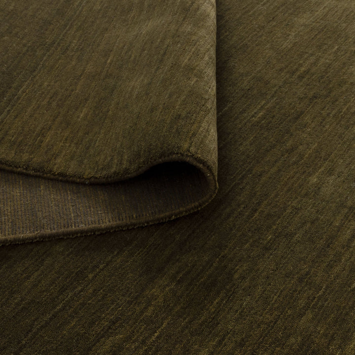 Charleston Hand-Knotted Wool Rug Green