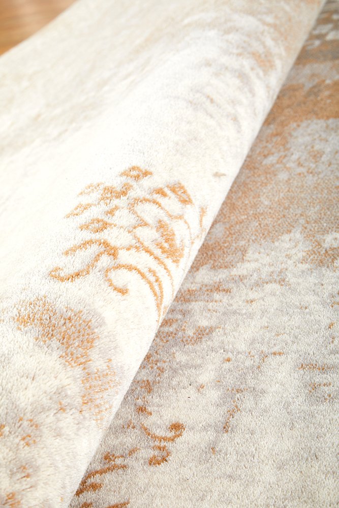 MELODY DEMI BEIGE Pure NZ Wool Floor Rug