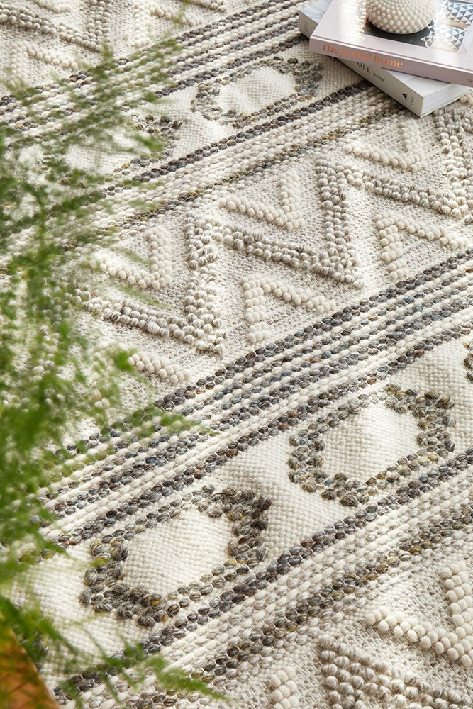 Miller 743 Stone hand woven floor rug