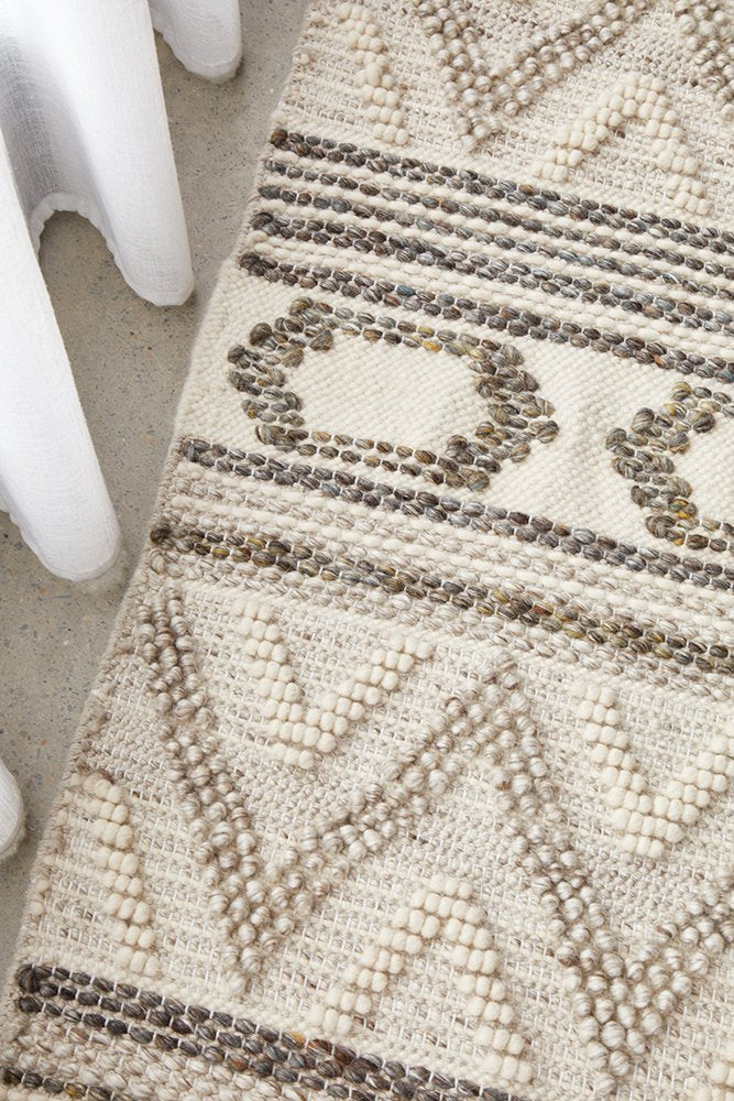 Miller 743 Stone hand woven floor rug