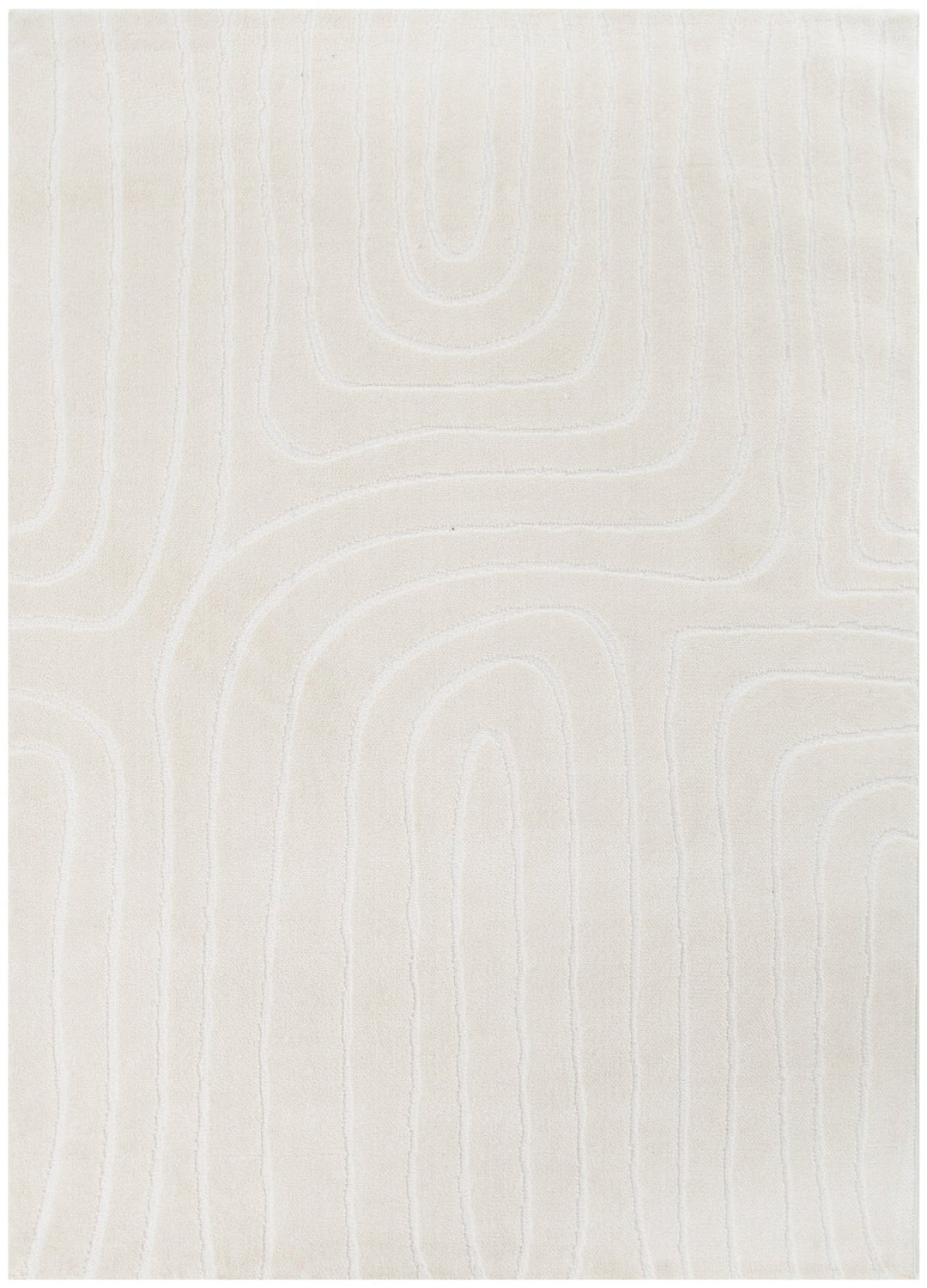 Mila Arch Lines Cream Rug - MIL7