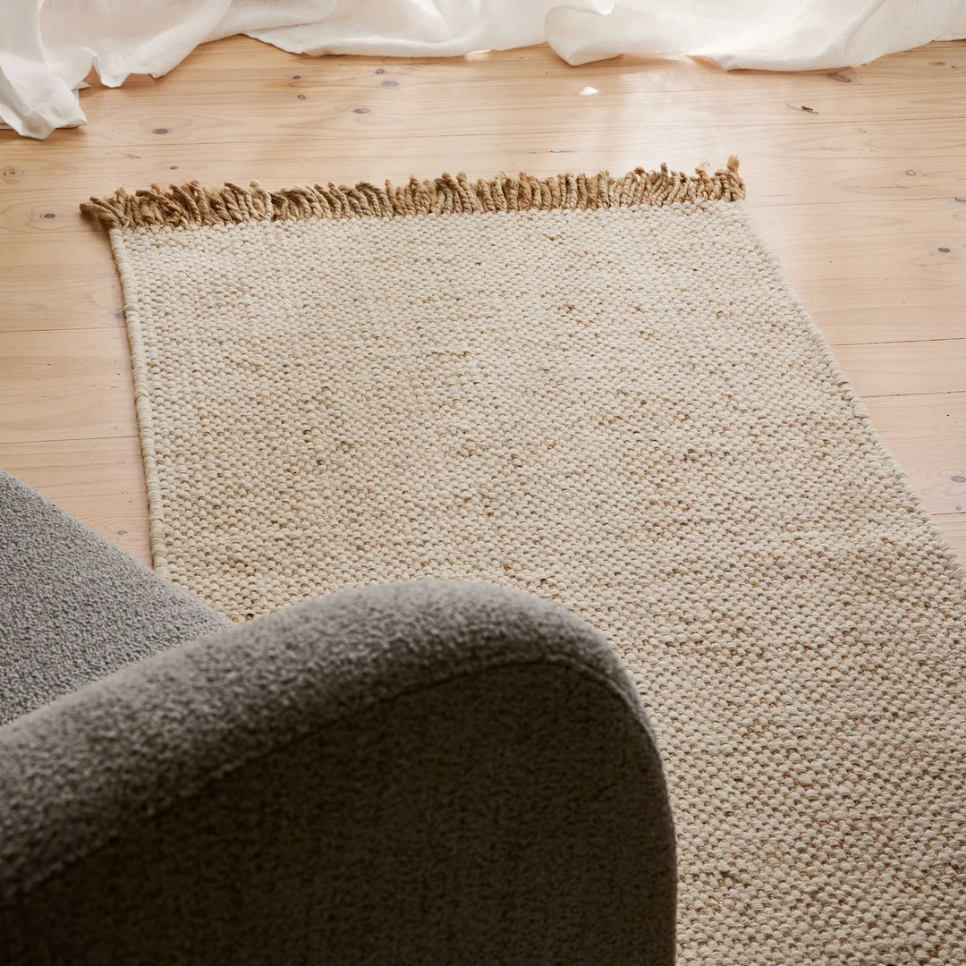 OLLIE CREAM RUG AND DOOR MAT