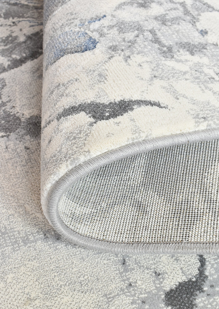 Garcia Garden Navy Blue floor rug