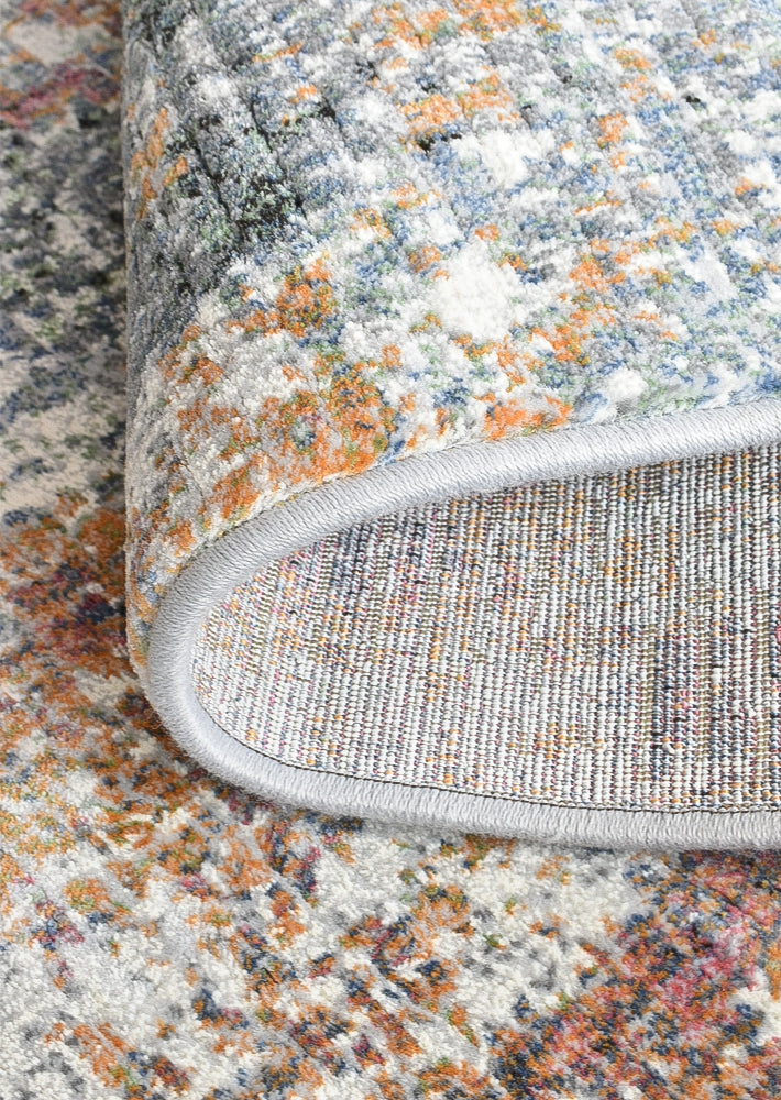 Garcia Multi Rust Floor Rug