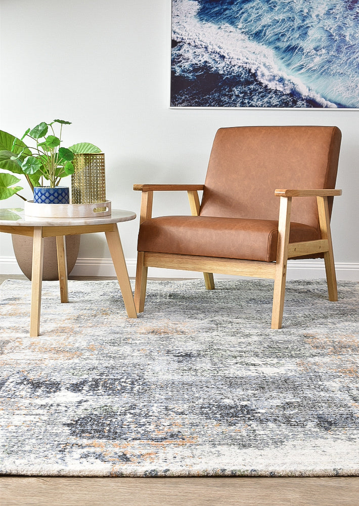 Garcia Multi Rust Floor Rug