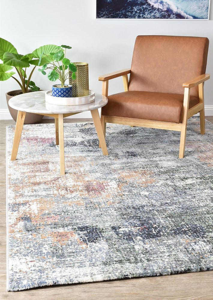 Garcia Multi Rust Floor Rug