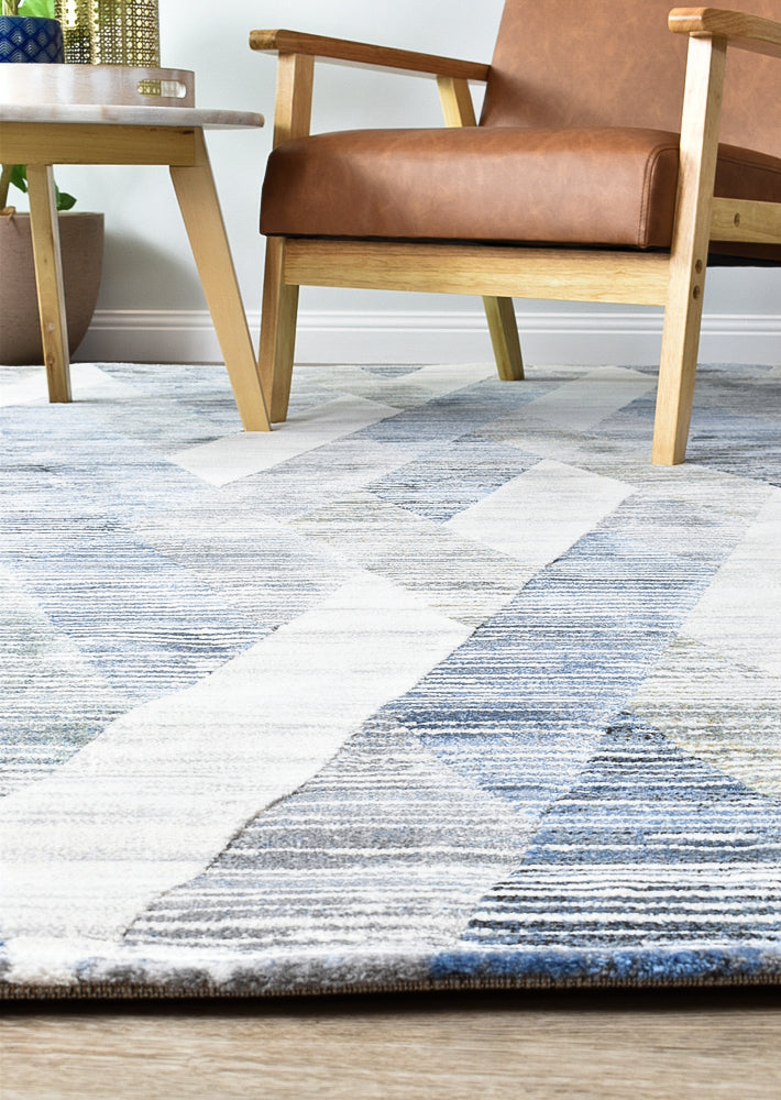 Garcia Sage Blue floor rug