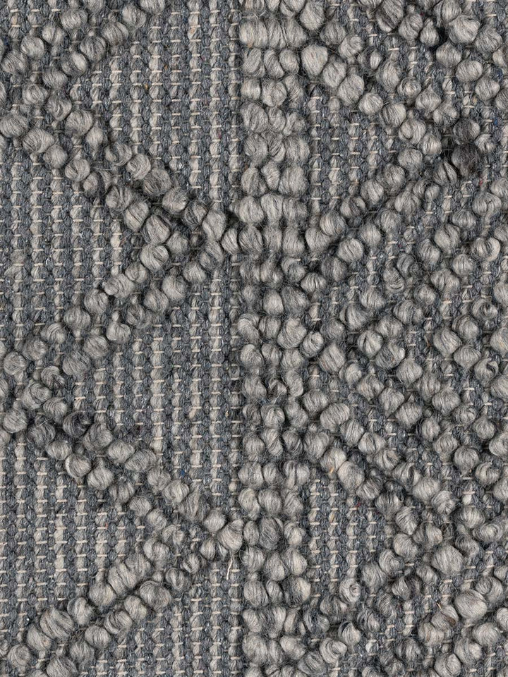 ATLANTA GREY HANDMADE WOOL GREY RUG FINAL CLEARANCE