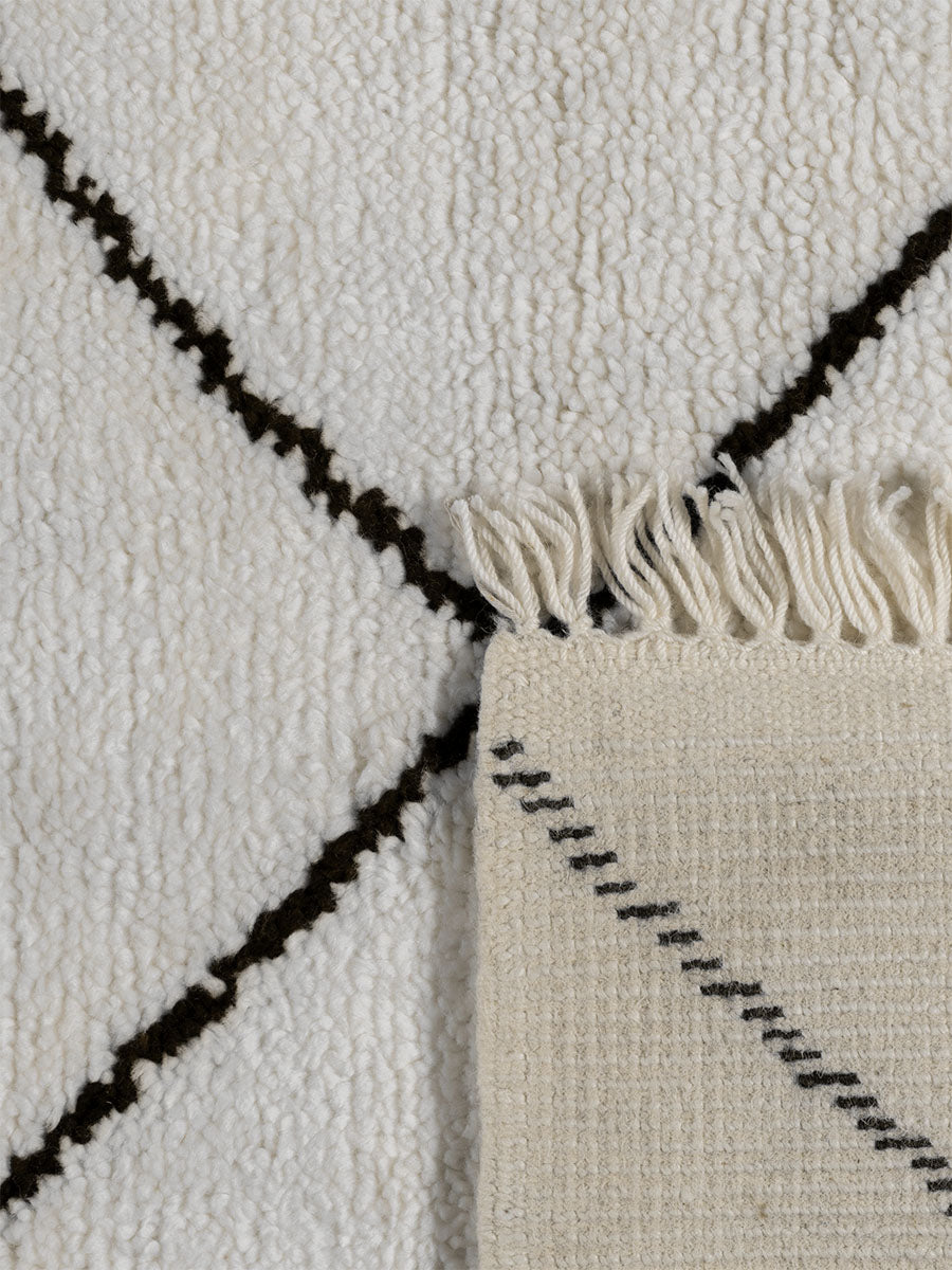 Beni Pure NEW ZEALAND WOOL Moroccan Floor rug