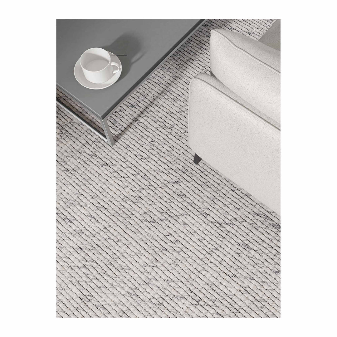 Oscar Alpine Silver Hand woven Floor rug