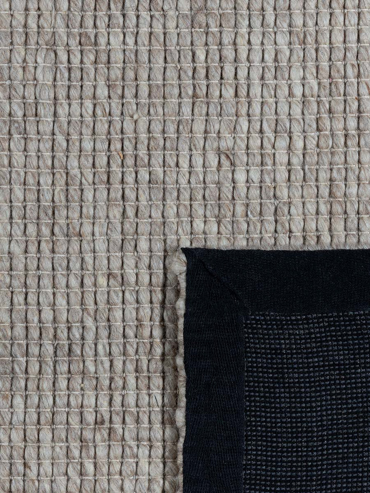 Oscar Beige creme  Hand Woven Floor Rug