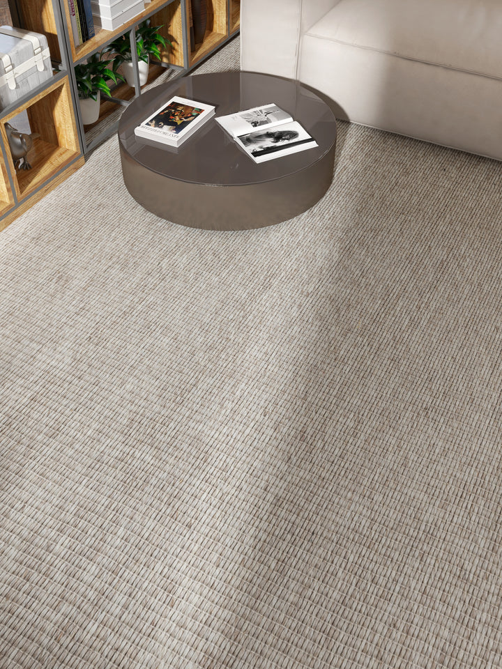 Oscar Beige creme  Hand Woven Floor Rug