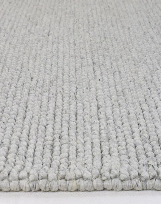 Nirvana SILVER Hand woven Floor rug