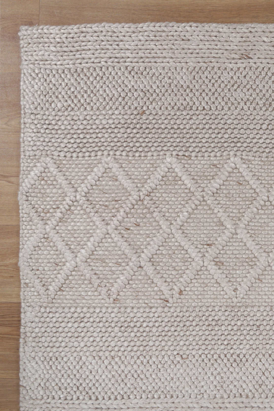 bella Natural Wool Floor Rug