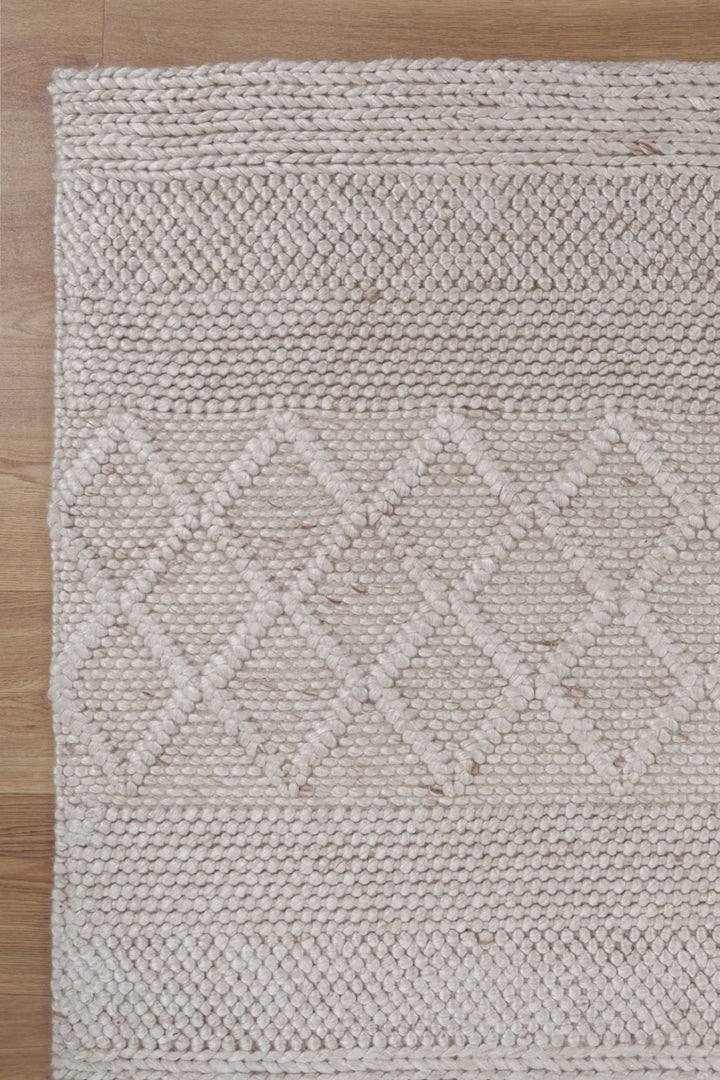 bella Natural Wool Floor Rug