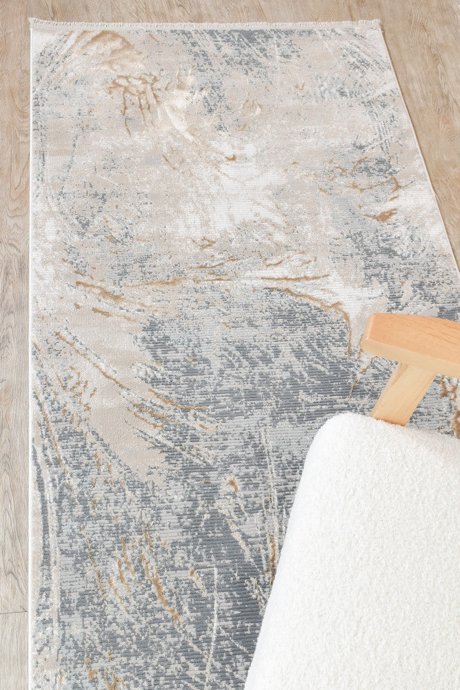 Eden 25558A Grey Beige Runner