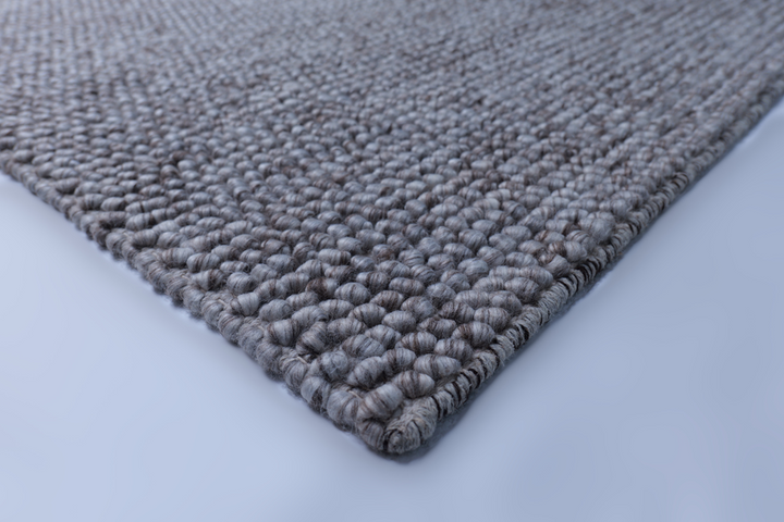 Pebbles Basalt Hand Woven Wool Floor Rug LIMITED TIME