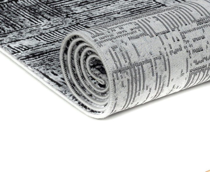PORTOFOLIO Charcoal Soft Durable Floor rug
