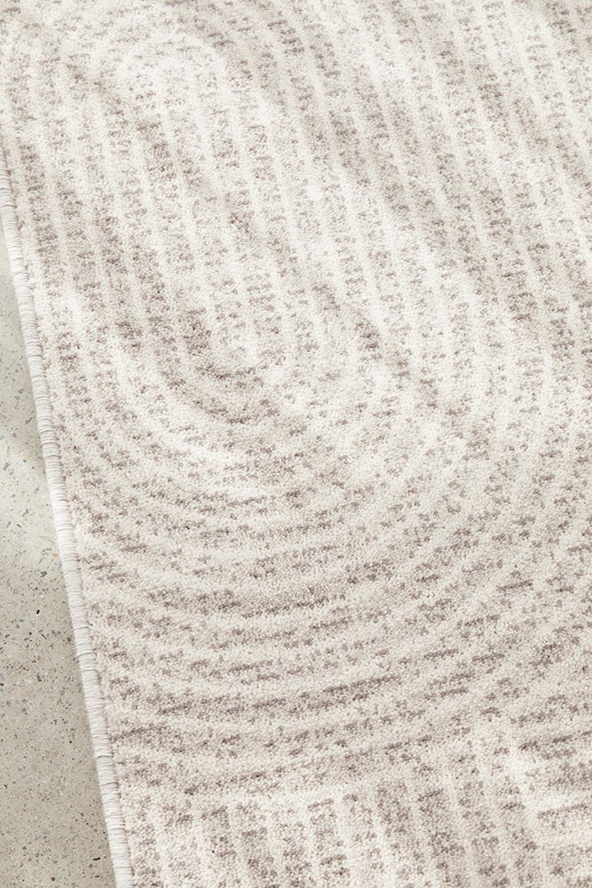 KLARN TAN PURE WOOL FLOOR RUG RUG