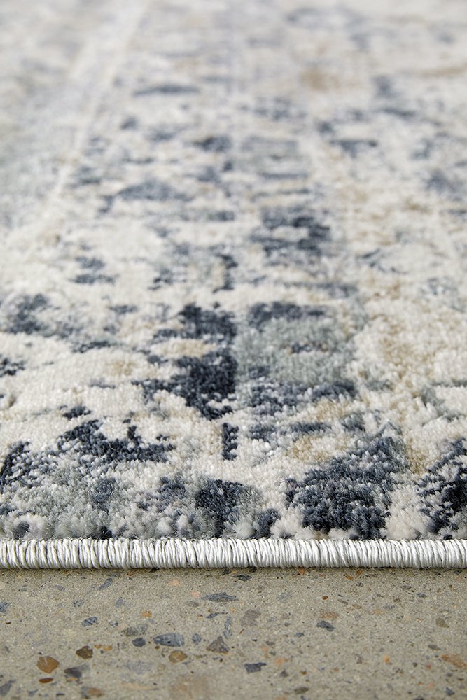 Oliver Blue Transitional Floor Rug