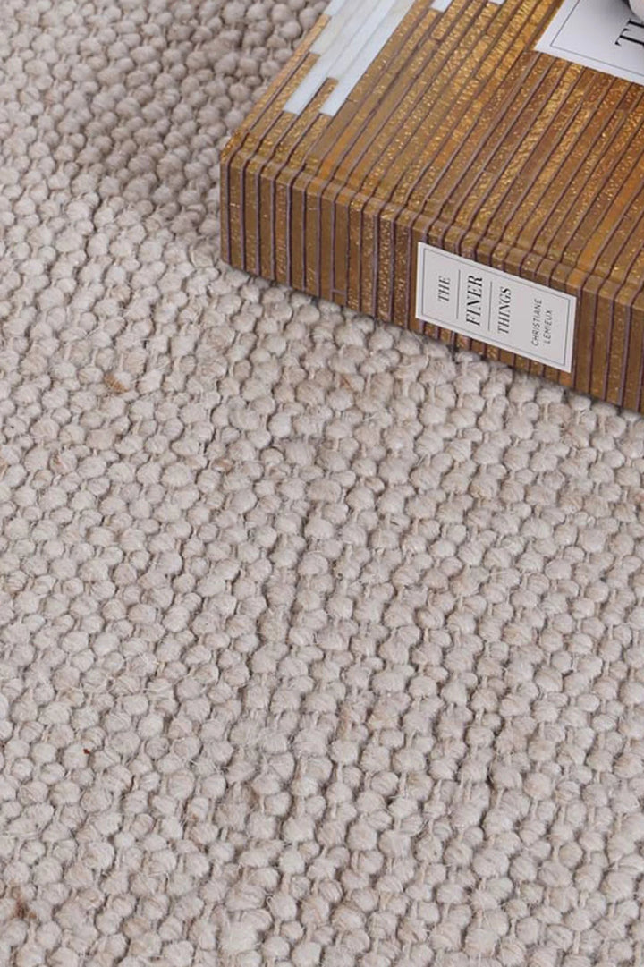 LOOPY BASKET NATURAL Wool FLOOR  Rug