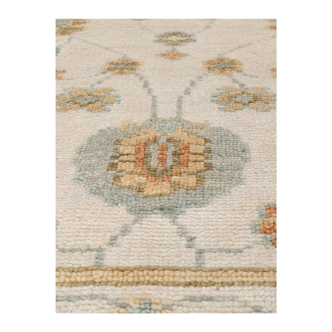 Sana Ivory Pure NZ Wool Blend  Hand Woven FLoor Rug