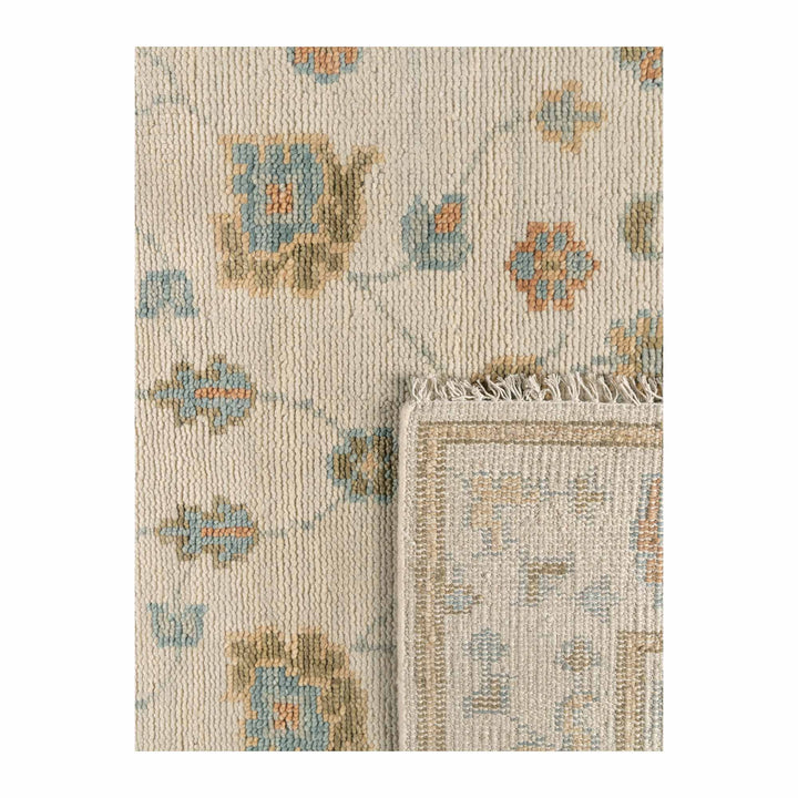 Sana Ivory Pure NZ Wool Blend  Hand Woven FLoor Rug