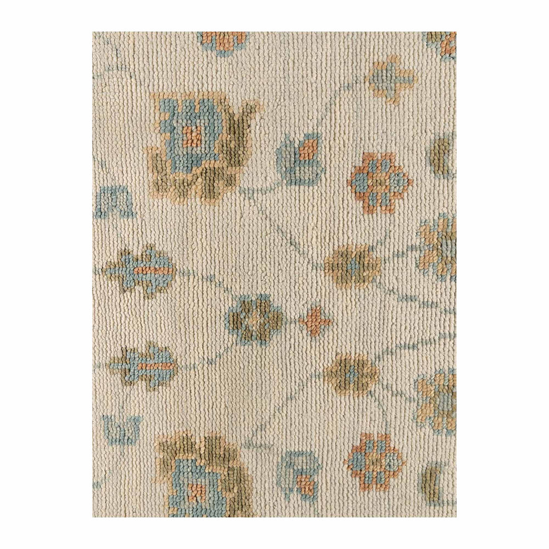 Sana Ivory Pure NZ Wool Blend  Hand Woven FLoor Rug