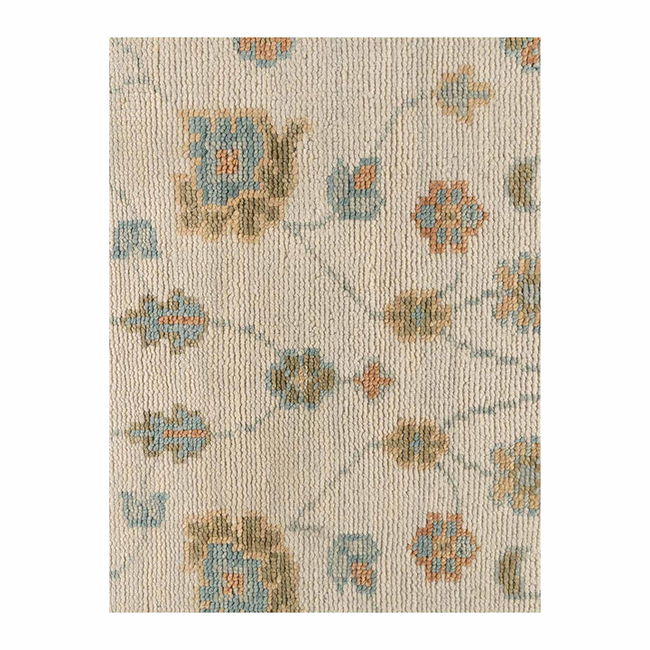 Sana Ivory Pure NZ Wool Blend  Hand Woven FLoor Rug