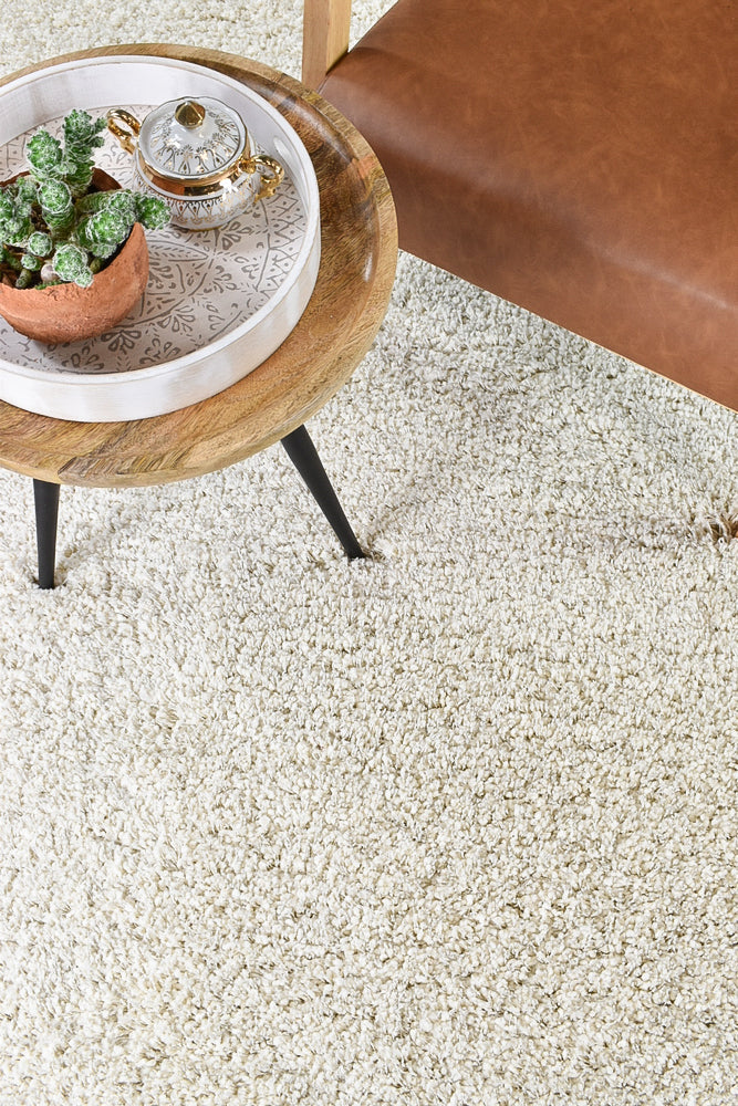 orlando  Natural High dense easy care Shaggy Rug